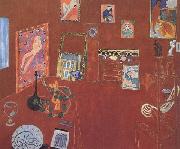 Henri Matisse The Red Studio (mk35) oil painting artist